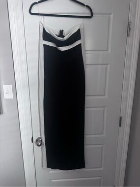 Blue blush maxi dress